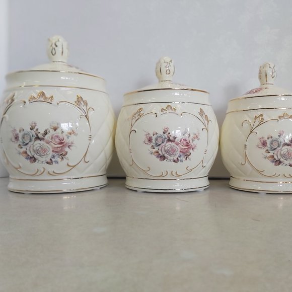 Canisters 3 Piece Set - Picture 1 of 2